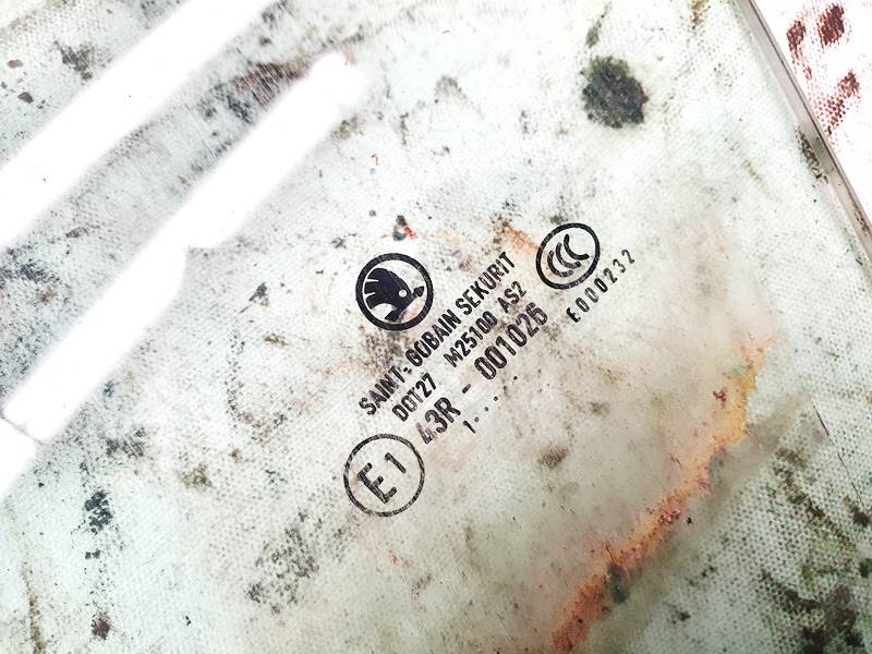 DOT27M25100AS2 Skoda Superb 2012 Door-Drop Glass - FRONT LEFT - Thumbnail 3