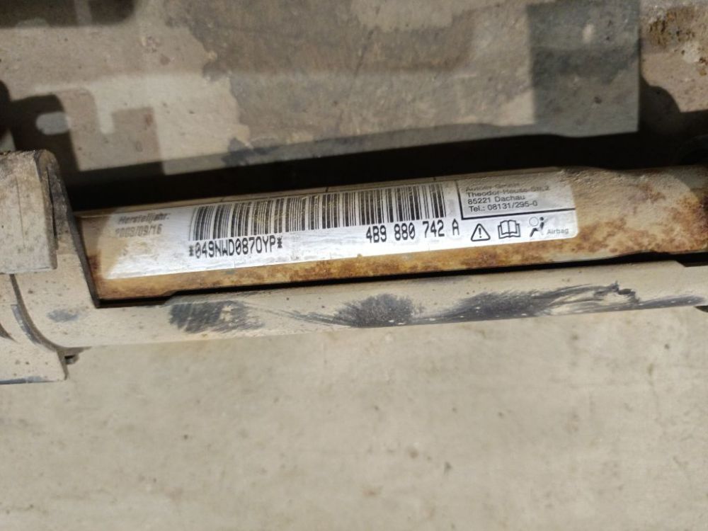 4B9880742A Audi A6 2003 Roof SRS - FRONT RIGHT - Thumbnail 4