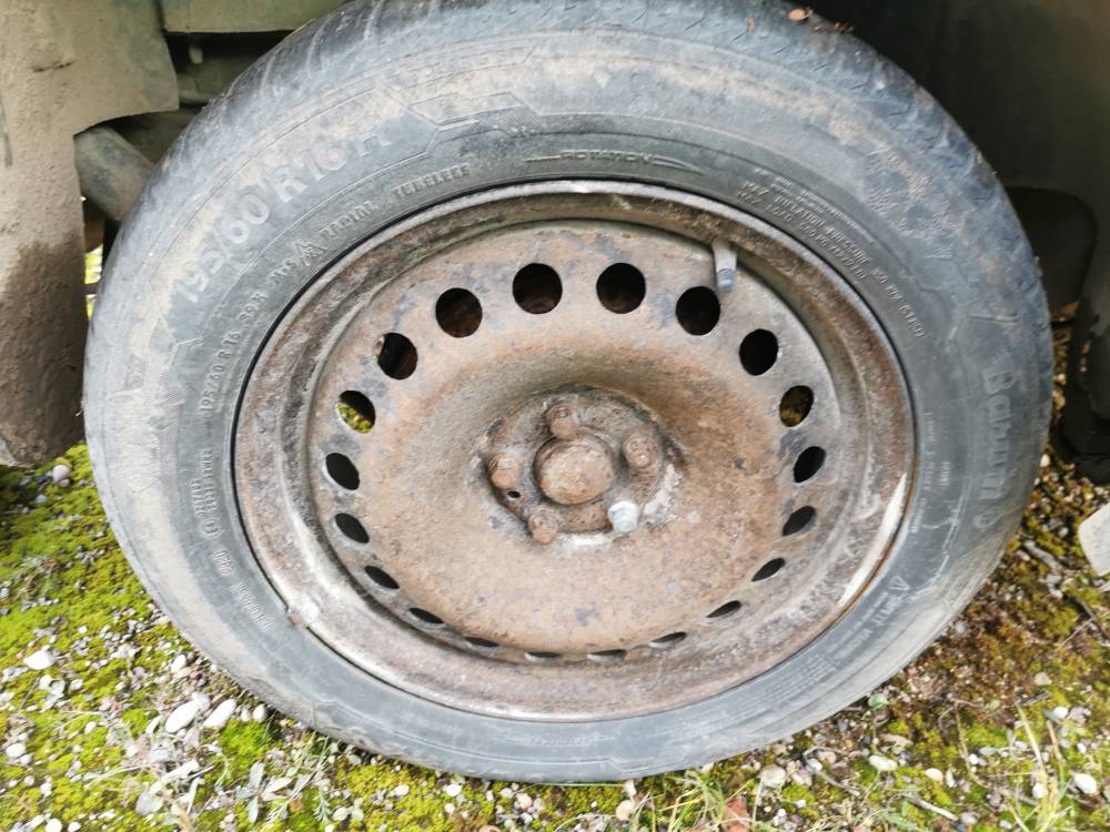 5X98 Fiat Doblo 2010 Teräsvanne Kokoonpano R16 - Thumbnail 3