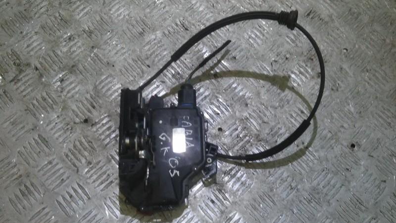 05A6Y0839015A Skoda Fabia 2005 Durvju slēdzene - AIZMUGURE PA KREISI