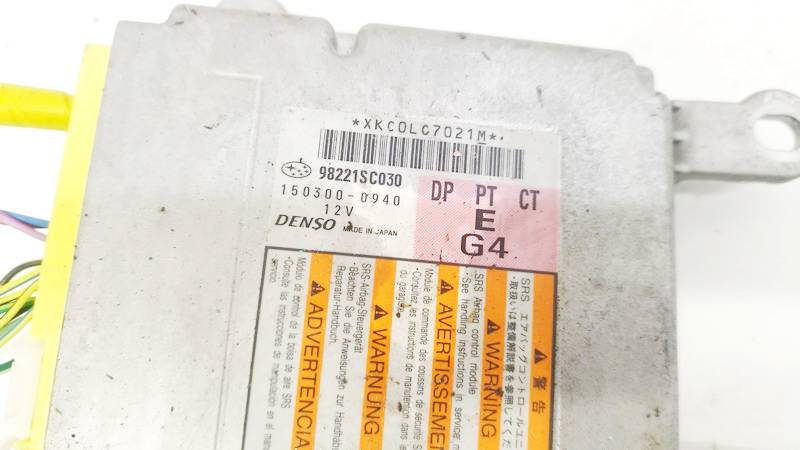 98221SC030 Subaru Forester 2010 Airbag crash sensors module - Thumbnail 2
