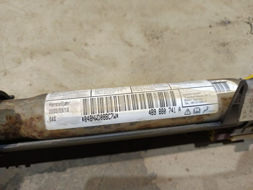 4B9880741A Audi A6 2003 Roof SRS - FRONT LEFT - Thumbnail 4