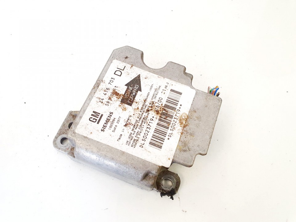 24416703 Opel Astra 2000 Airbag crash sensors module