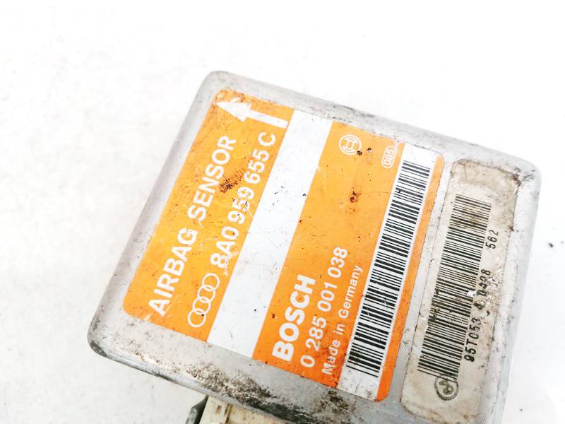 8A0959655C Audi A4 1995 srs-turvatyynyn tietokone – turvatyynyn ohjausyksikkö - Thumbnail 3