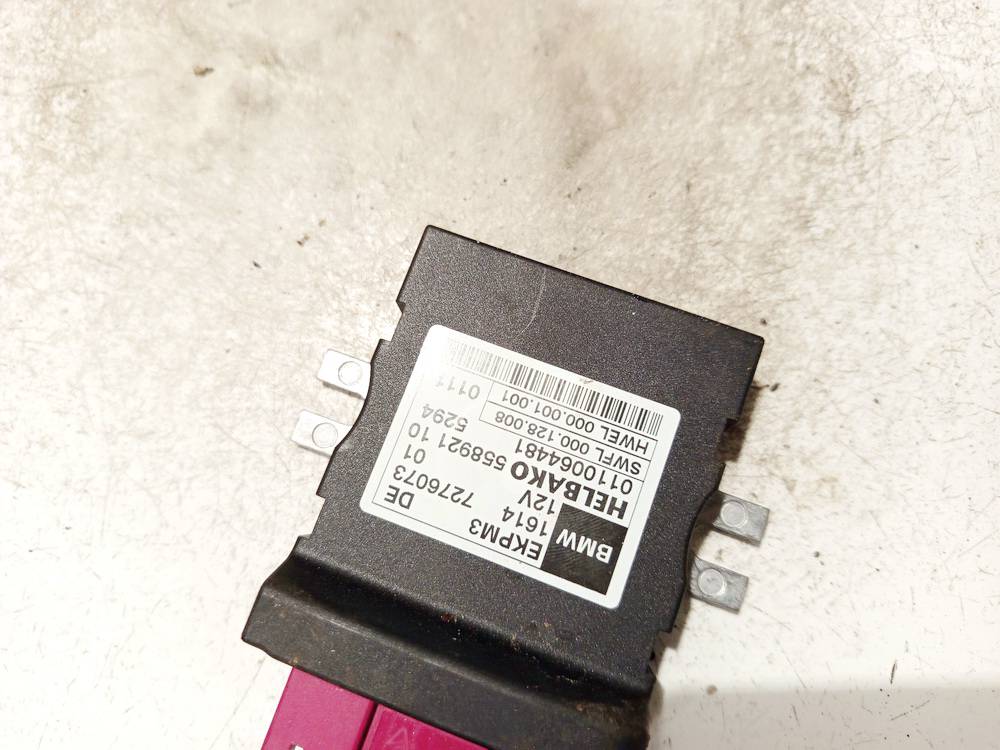 16147276073 BMW 5-Series 2011 Fuel Pump Relay - Thumbnail 3
