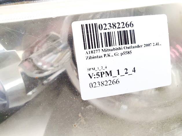 P5585 Mitsubishi Outlander 2007 Headlight - FRONT LEFT - Thumbnail 2