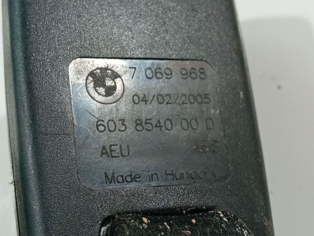 7069968 BMW 1-Series 2005 ENGANCHE CINTURON, Hebilla del cinturón - TRASERO DERECHO - Thumbnail 4