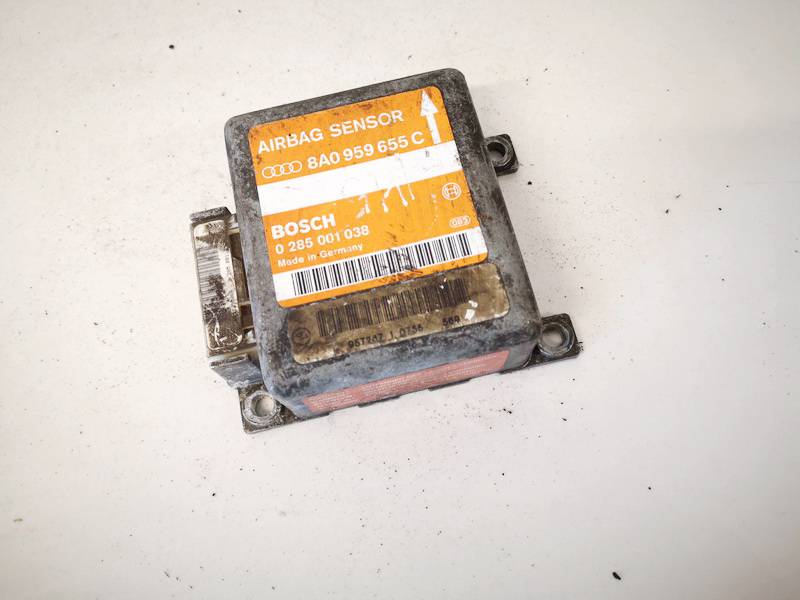 8A0959655C Audi A4 1996 srs-turvatyynyn tietokone – turvatyynyn ohjausyksikkö