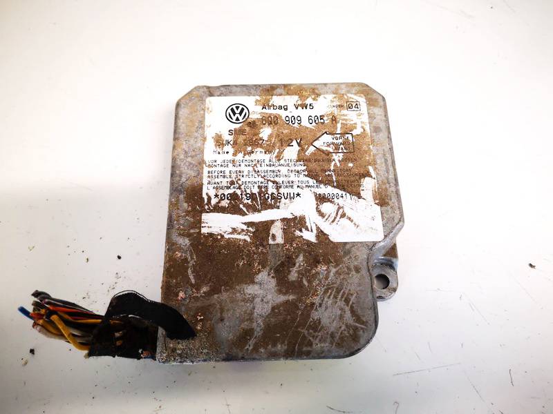 6Q0909605A Volkswagen Golf 2001 Airbag crash sensors module