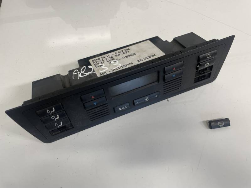 64116927898 64116927898, 01962185 Climate Control Panel (heater