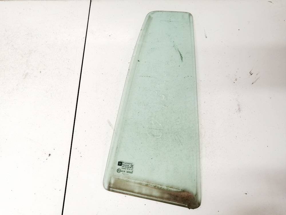 43R007022 Opel Zafira 2003 Quarter glass - REAR RIGHT