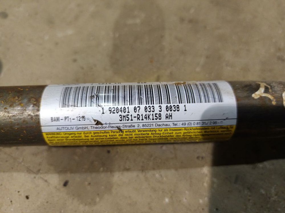 192040107033300381 Ford C-MAX 2007 Poduszka powietrzna SRS dachu - PRZEDNIE LEWE - Thumbnail 4