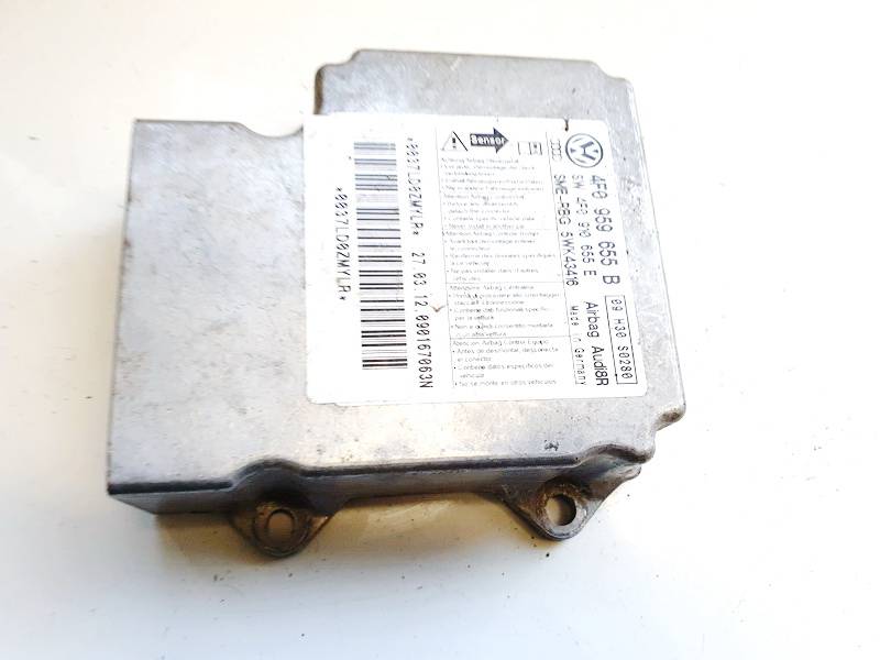 4F0959655B Audi A6 2003 Airbag crash sensors module