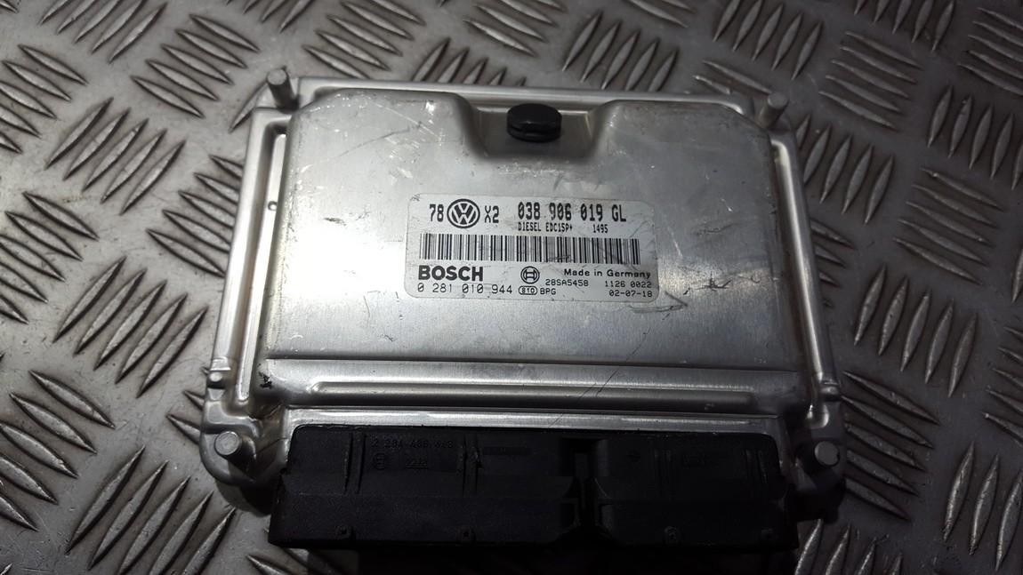 038906019GL Volkswagen Passat 2001 Moottorin ohjainyksikkö