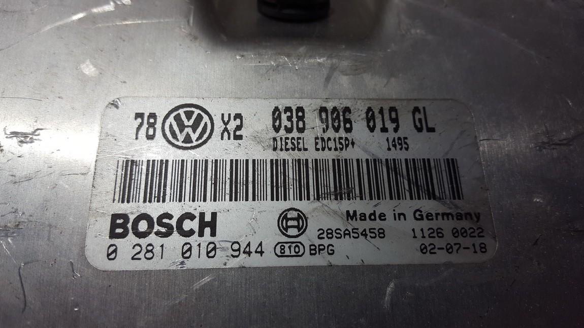 038906019GL Volkswagen Passat 2001 Moottorin ohjainyksikkö - Thumbnail 2