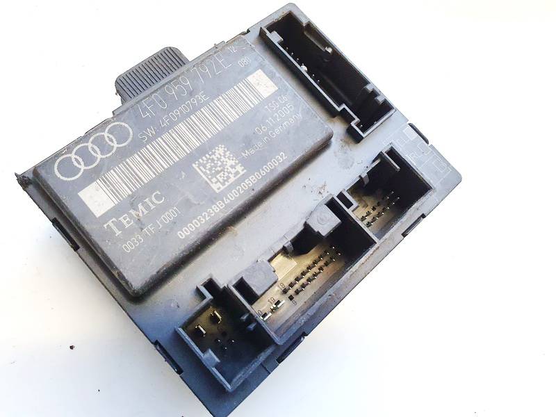 4F0959792E Audi A6 2006 Door control relay (DOOR CONTROL UNIT MODULE ECU )