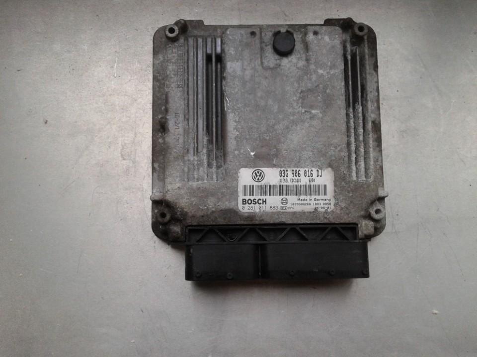 03G906016DJ Skoda Octavia 2004 ECU Engine Computer (Engine Control Unit)
