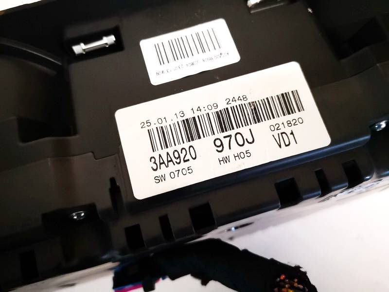 3AA920970J Volkswagen Passat 2013 Speedometers - Cockpit - Speedo Clocks Instrument - Thumbnail 3