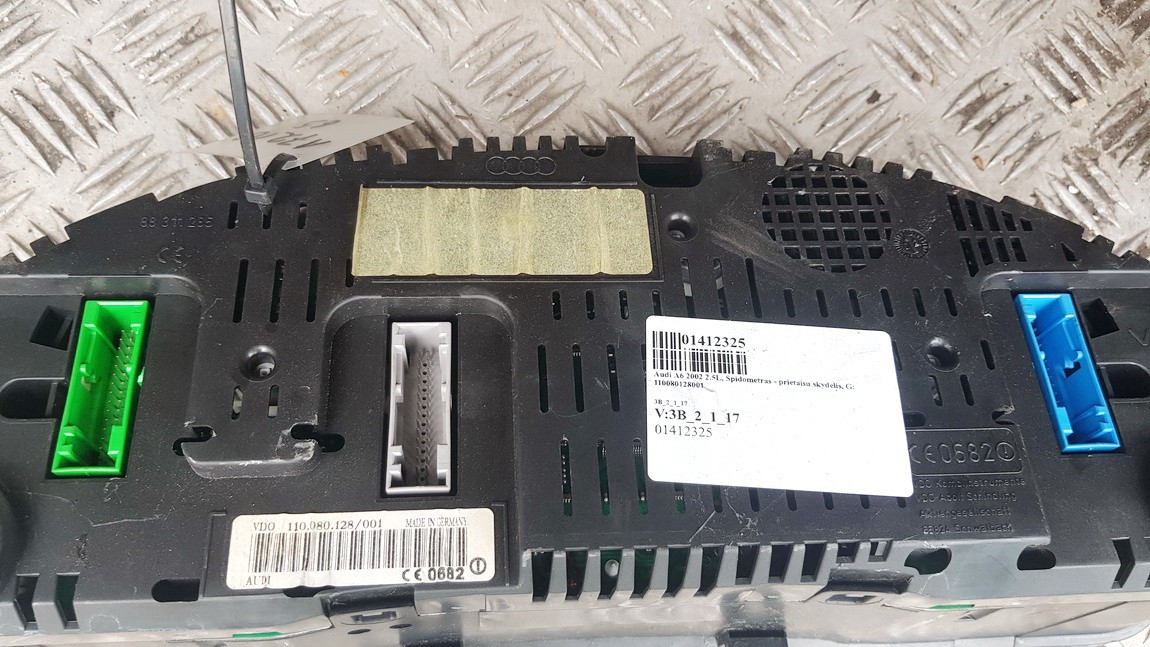 110080128001 Audi A6 2002 COMPTEUR KILOMETRIQUE VITESSE - Thumbnail 3