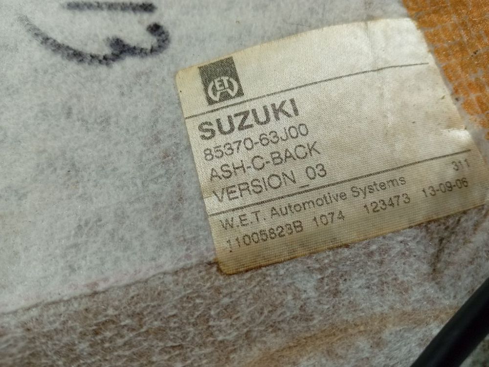 8537063J00 Suzuki Swift 2006 Element grzewczy fotela - Thumbnail 3