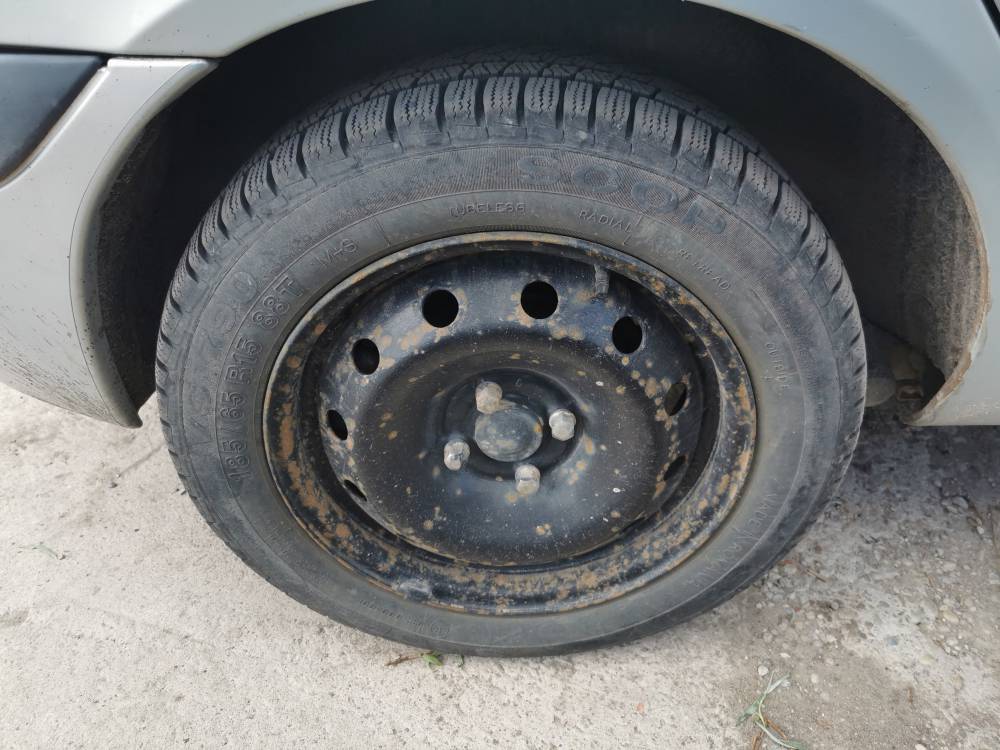 4X100 Renault Scenic 2000 Komplet stalowych felg R15 - Thumbnail 3