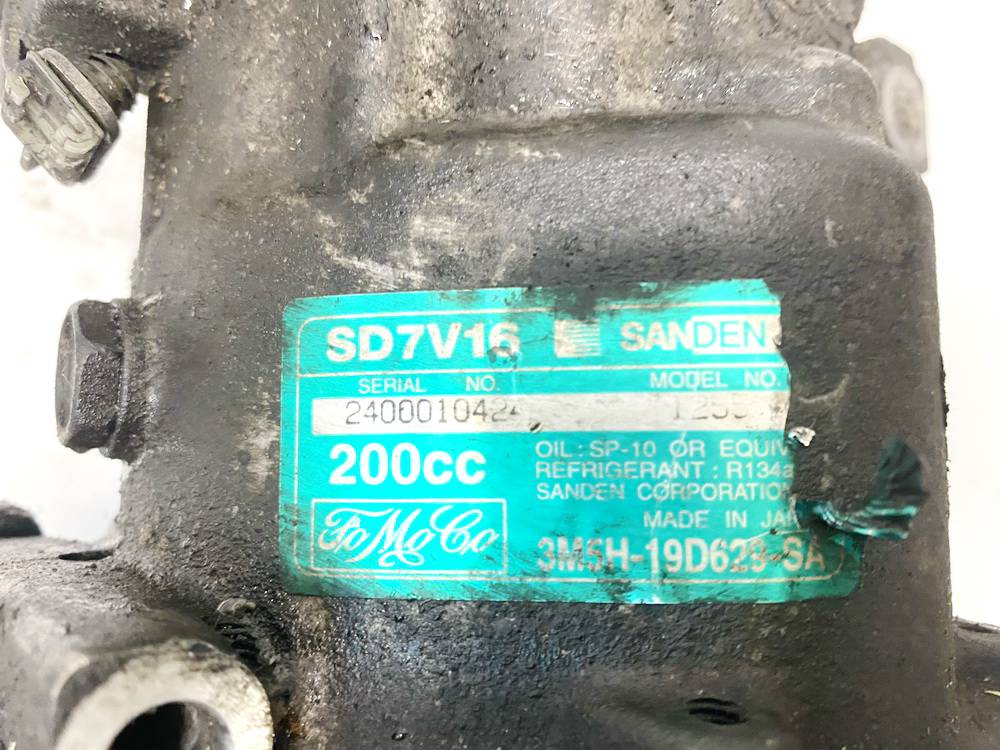 3M5H19D629SA Peugeot 407 2004 AC AIR Compressor Pump - Thumbnail 3