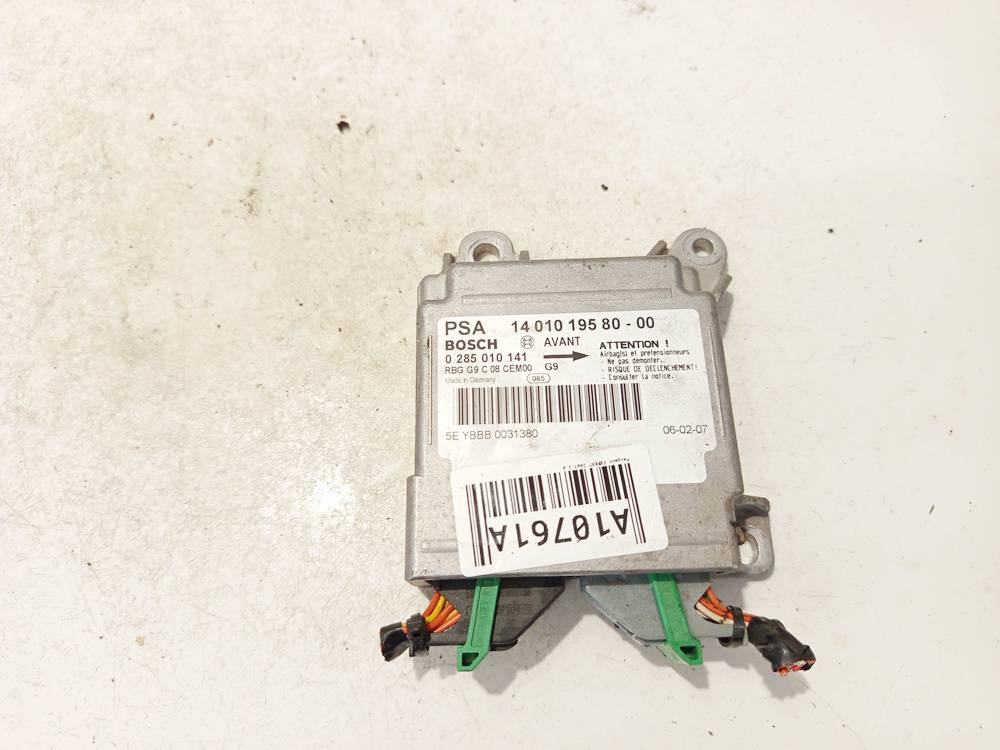 1401019580 Peugeot Expert 2007 Komputer SRS airbag – moduł sterujący poduszek powietrznych