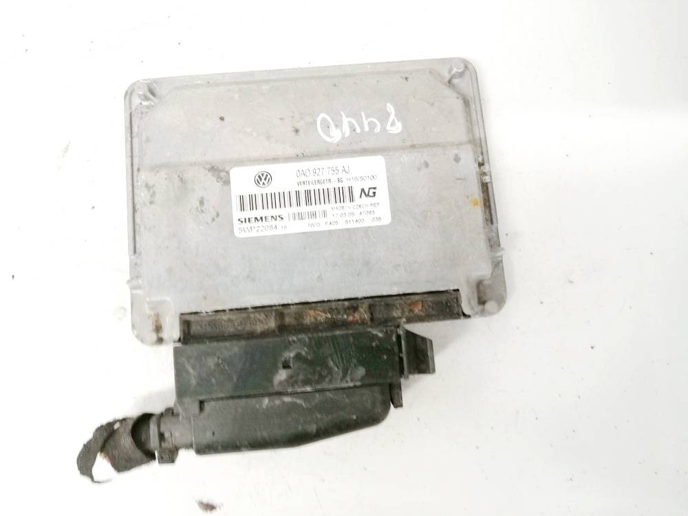 0AD927755AJ Volkswagen Touareg 2005 Komputer skrzyni biegów