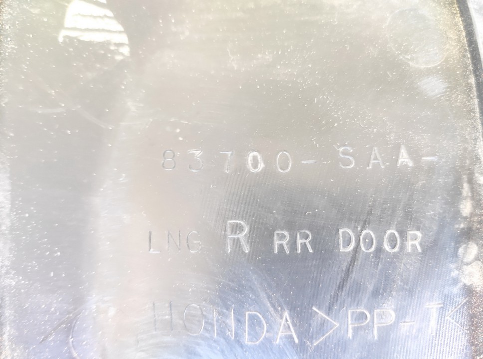 83700SAA Honda Jazz 2002 Tapicerka drzwi (wykończenie) - TYLNE PRAWE - Thumbnail 3