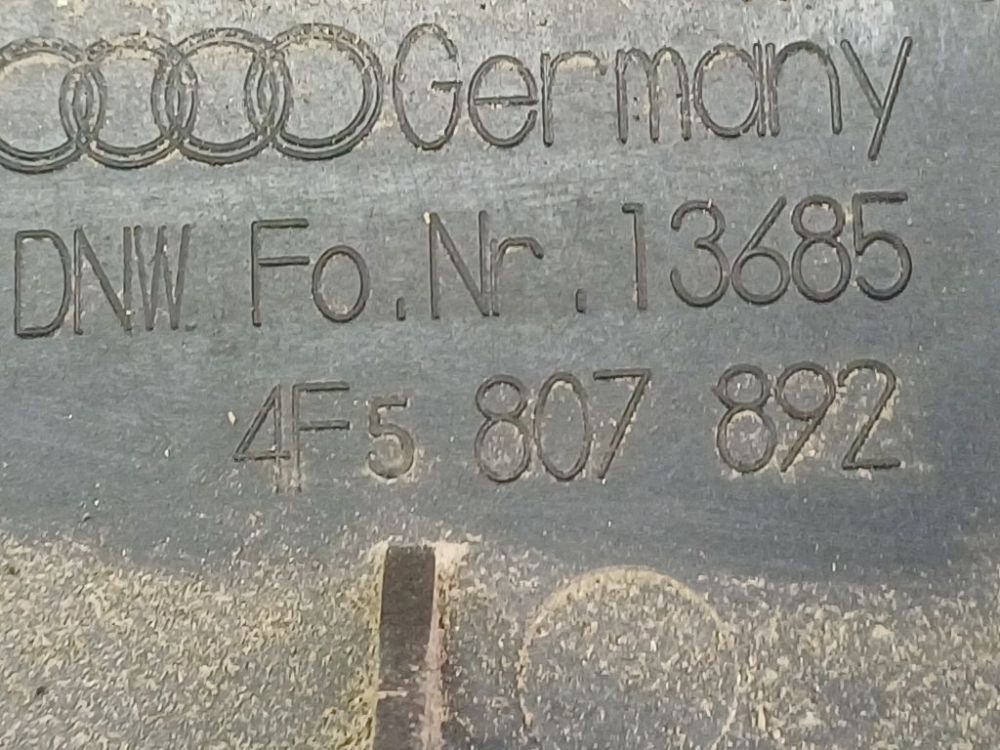 13685 Audi A6 2005 Bumper mounts (BUMPER BRACKET) - REAR RIGHT - Thumbnail 4