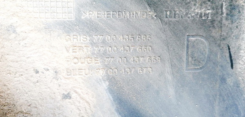 7700435886 Renault Scenic 2001 Wheel Arch (fender) Trim - REAR RIGHT - Thumbnail 3