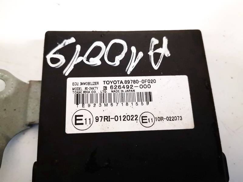 897800F020 Toyota Corolla Verso 2006 Imobilaizera vadības bloks - Thumbnail 2