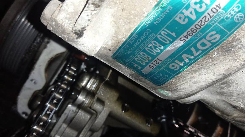 1J0820803F Volkswagen Golf 2000 Pompa klimatyzacji - Thumbnail 5