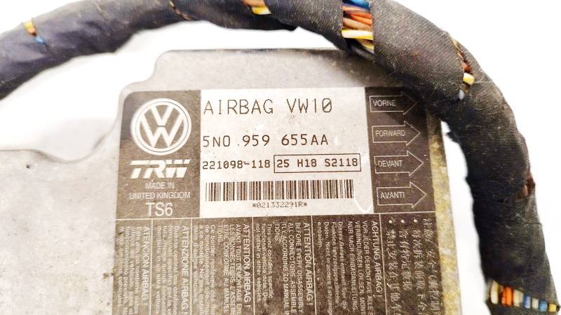 5N0959655AA Volkswagen Passat 2013 Airbag crash sensors module - Thumbnail 2