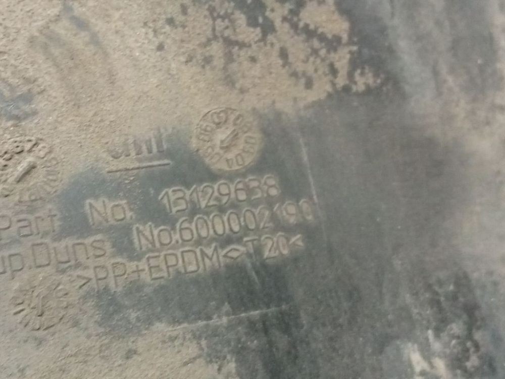 1B129638 Opel Zafira 2005 Plastic Inner Fender - REAR RIGHT - Thumbnail 4