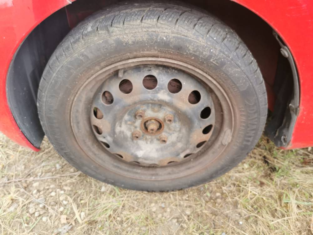 4X100 Toyota Aygo 2006 Komplet stalowych felg R14