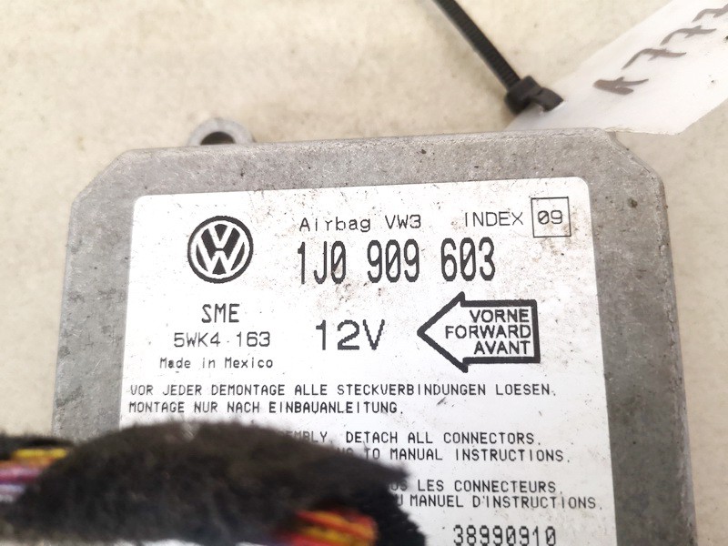 1j0909603 4wk4163 Airbag crash sensors module Ford Galaxy 1999 1.9L EIS01562457 Used Auto