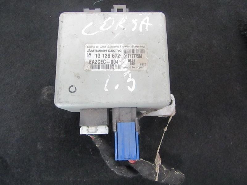 13136672 q1717775m, ea2cec004 Power Steering ECU (steering control module) Opel Corsa 2002 1.3L