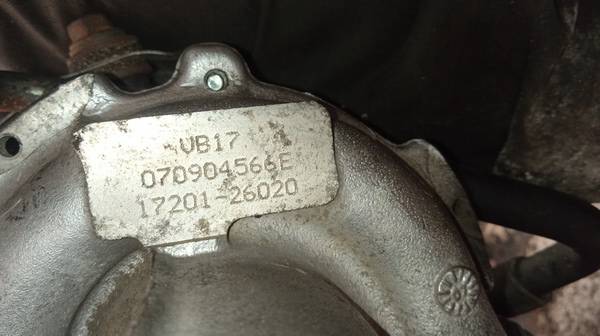 1720126020 Toyota RAV-4 2011 Turbo Turbocharger - Thumbnail 5