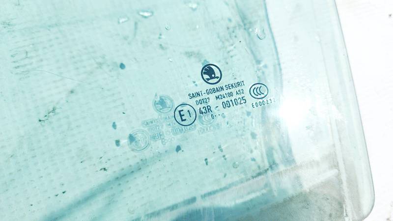 AS2 Skoda Fabia 2010 Szyba drzwi - PRZEDNIE LEWE - Thumbnail 2