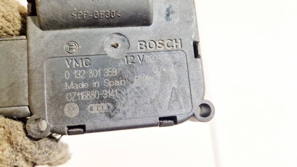 0132801359 Audi A6 2006 Heater Vent Flap Control Actuator Motor - Thumbnail 3