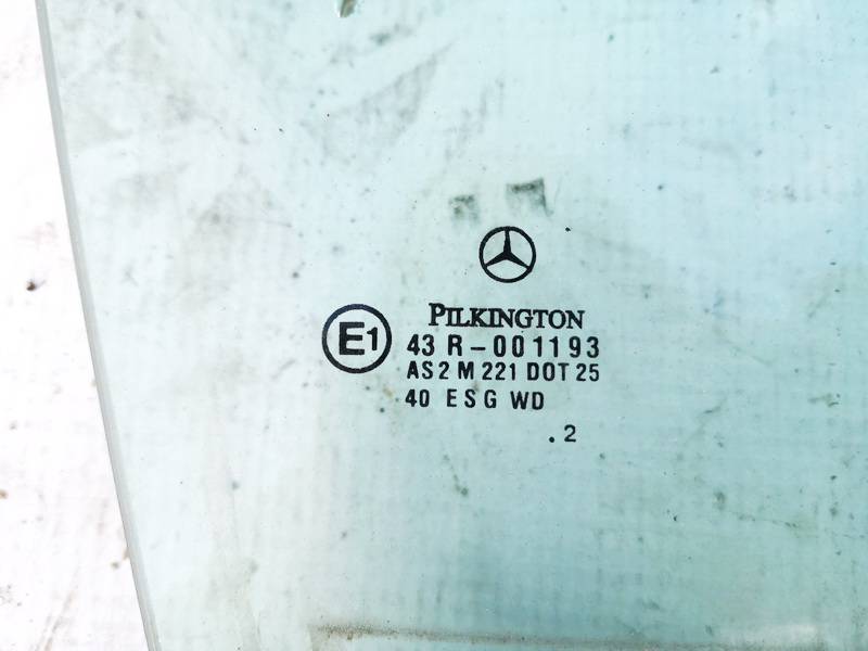 AS2 Mercedes-Benz C-CLASS 2003 Szyba drzwi - PRZEDNIE PRAWE - Thumbnail 2