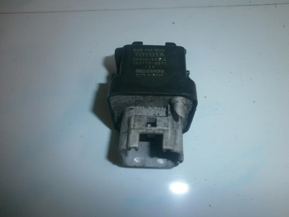 2861067010 Glow plug relay Toyota 4Runner 1994 2.0L EIS00022493