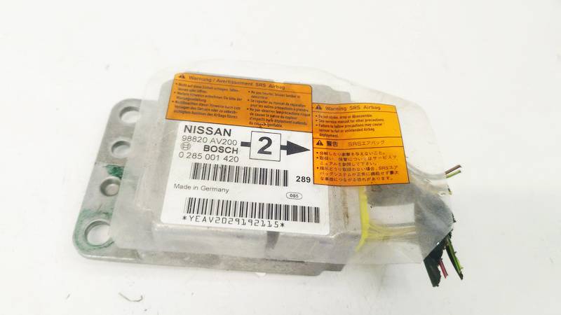 98820AV200 Nissan Primera 2003 Airbag crash sensors module