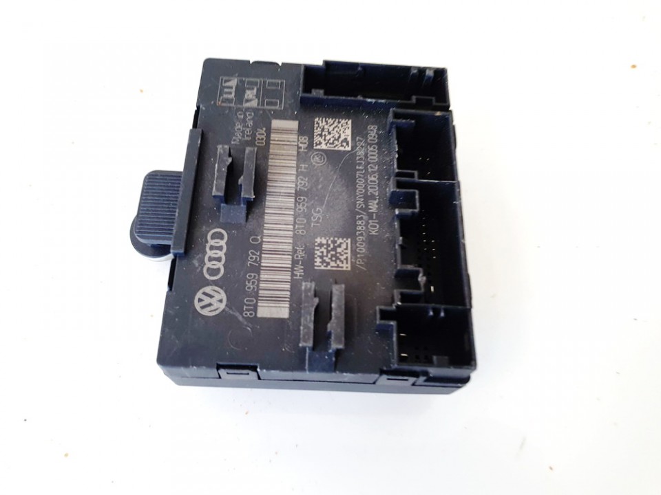 8T0959792Q Audi A5 2014 Door control relay (DOOR CONTROL UNIT MODULE ECU )