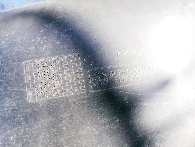 51718403059 BMW X5 2004 Verkleidung, Radhaus Hinten Linke - Thumbnail 3