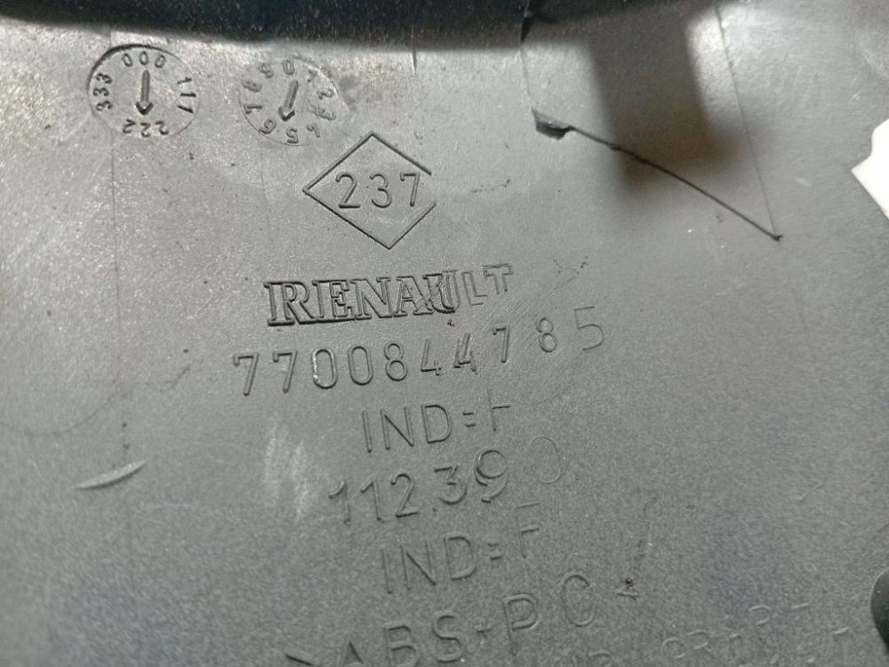 7700844785 Renault Scenic 2002 Górna osłona obudowy kolumny kierowniczej - Thumbnail 4