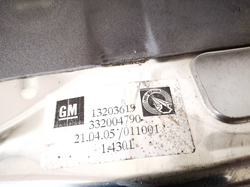 13203619 Opel Astra 2005 Metal Boot Lip Cover - Thumbnail 3