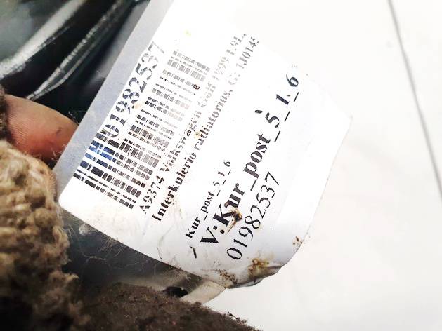 1J0145803 Volkswagen Golf 1999 Intercooler radiator - engine cooler fits charger - Thumbnail 3