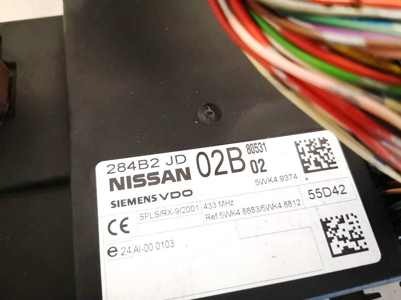 284B2JD02B Nissan Qashqai 2008 General Module Comfort Relay (Unit) - Thumbnail 2